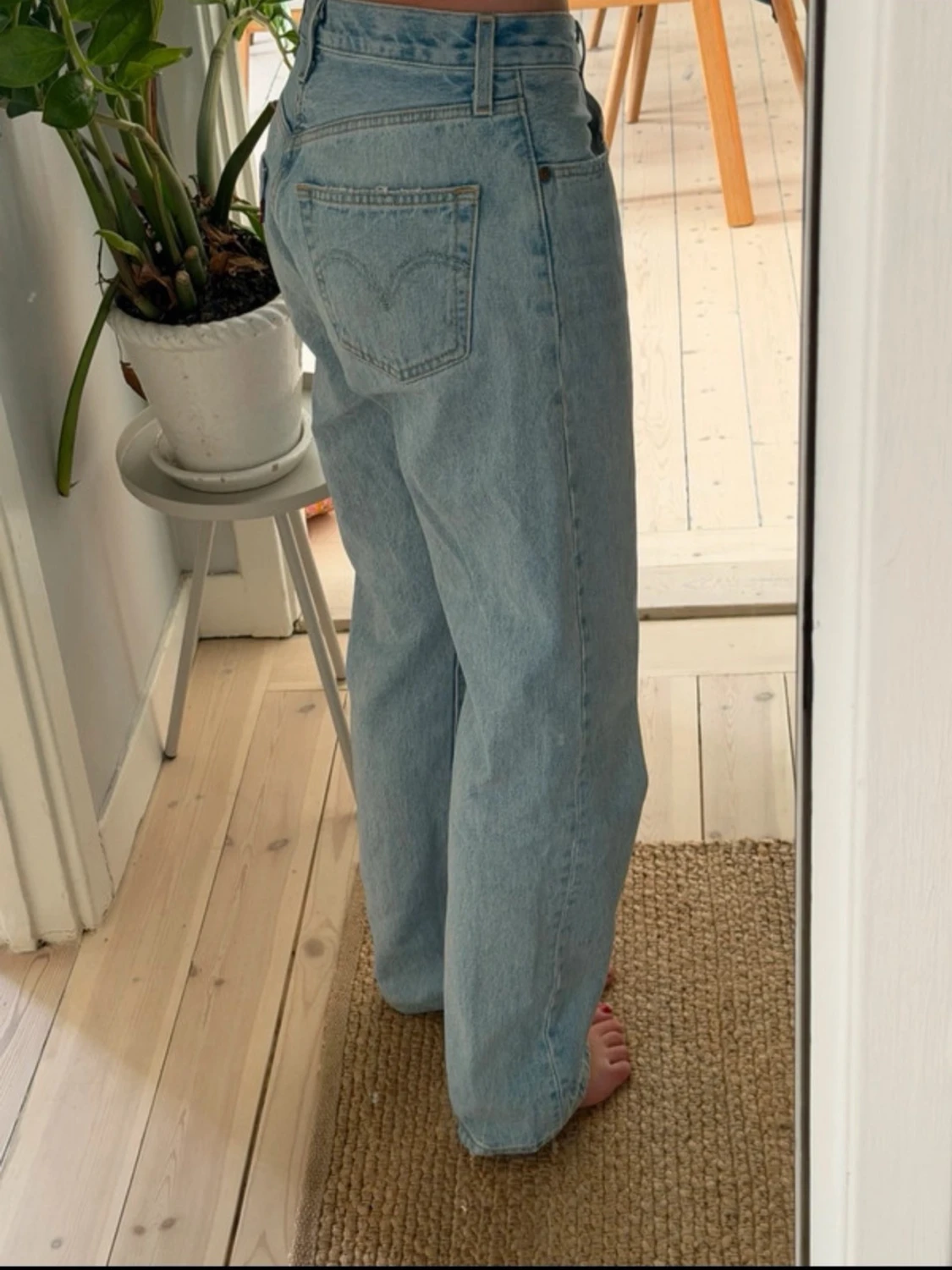 Ljusblå raka jeans Levi’s  - 3
