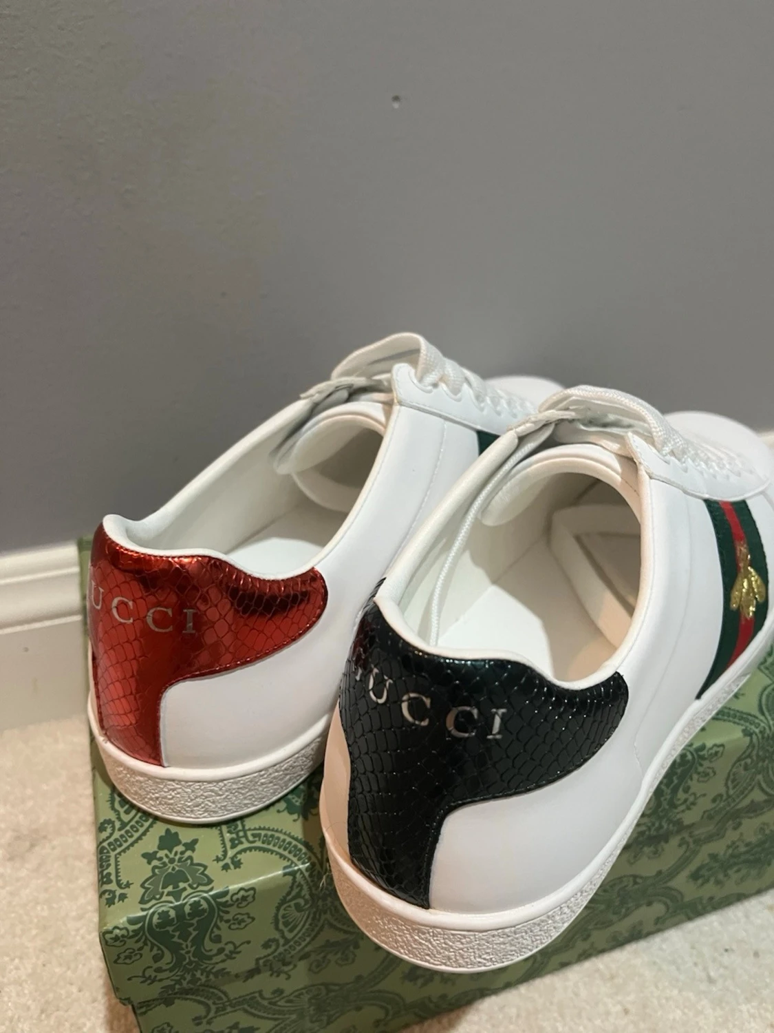 Gucci Ace Bee vita sneakers - 1