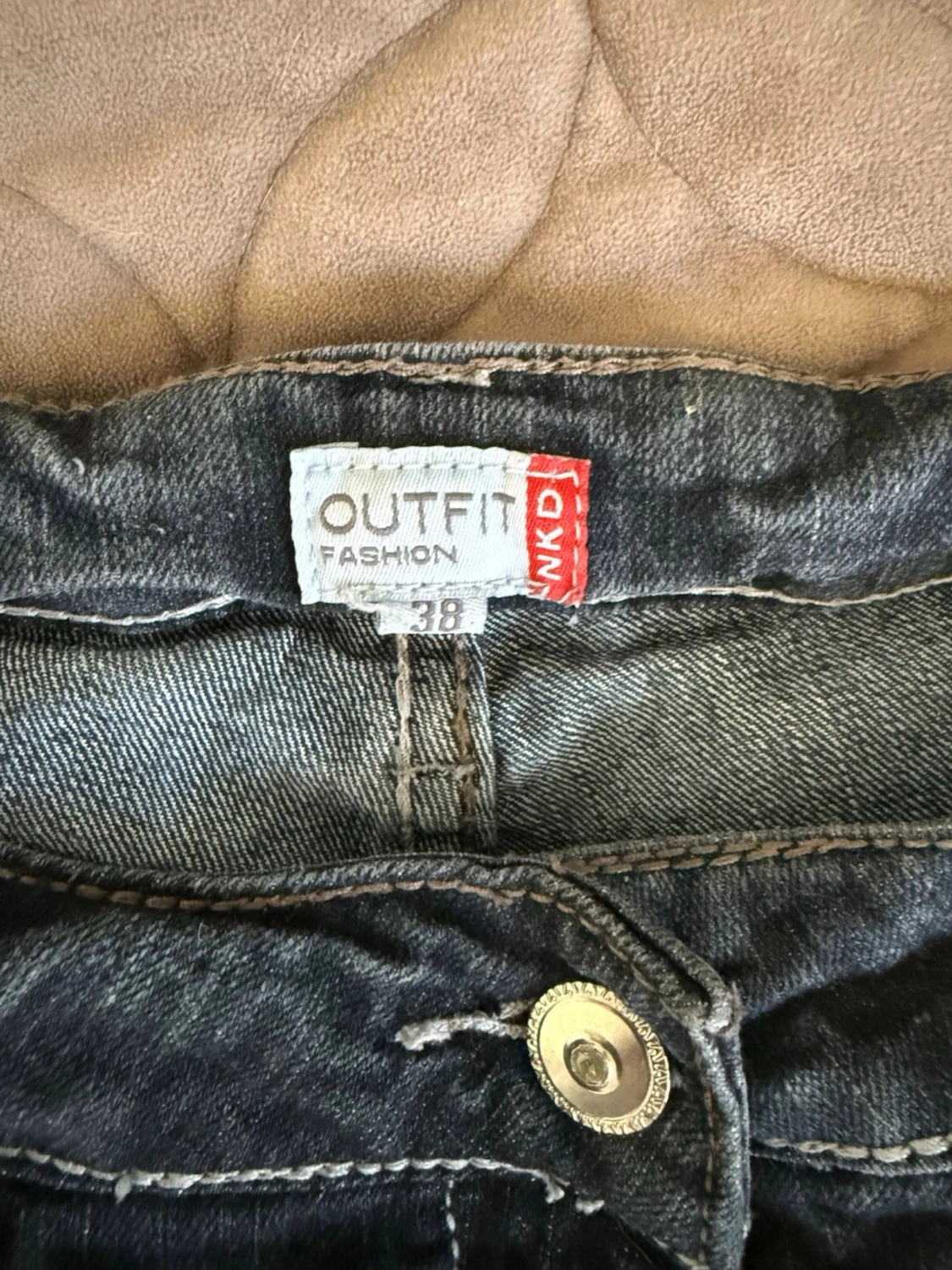 Blå bootcut jeans från Outfit Fashion - 1