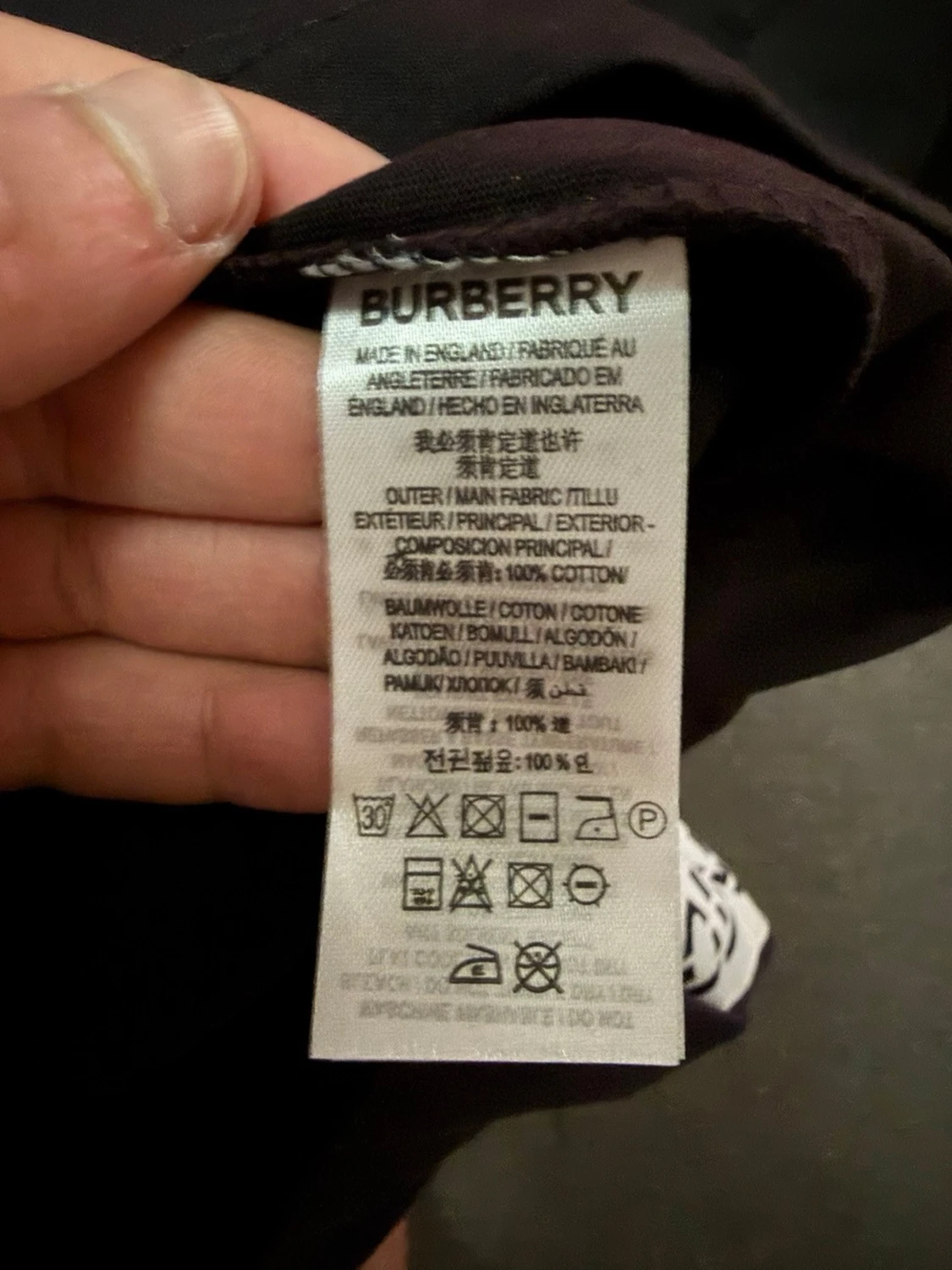 Burberry t-shirt oanvänd, Storlek S - 3