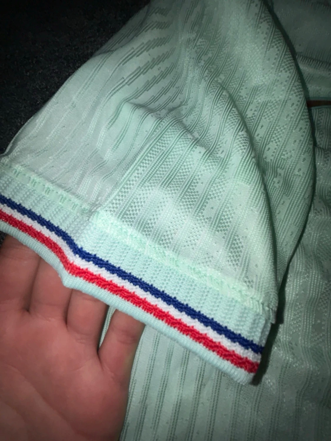 Frankrike Nike fotbollströja ljusgrön - 2