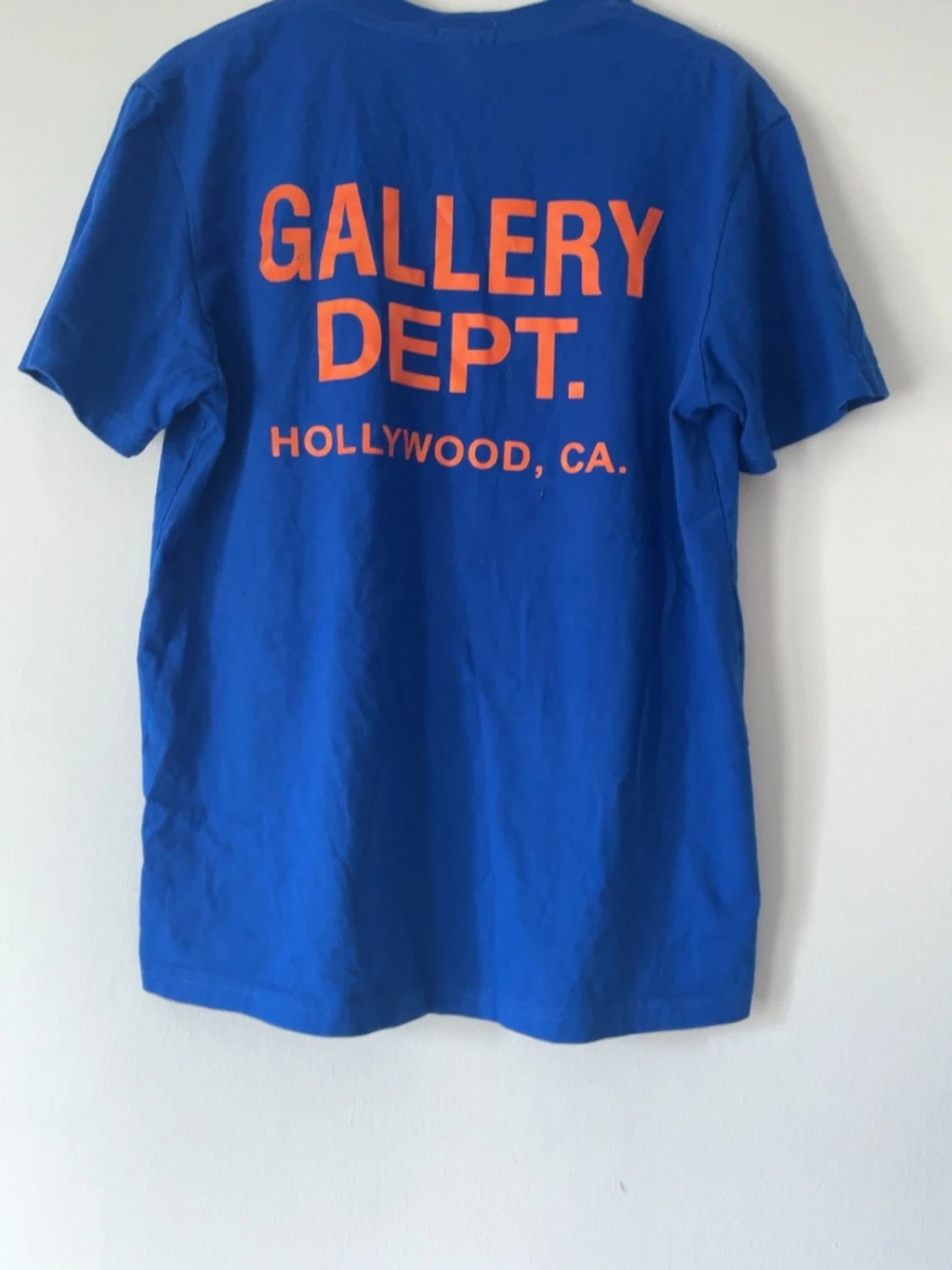 Blå Gallery Dept t-shirt med tryck - 1