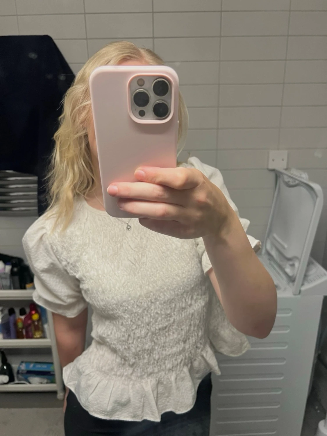Vit blus