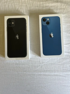 iPhone 11 svart & iPhone 13 blå kartong - Säljer två iPhone kartonger i mycket bra skick. Båda för 99 men enskild går att lösa