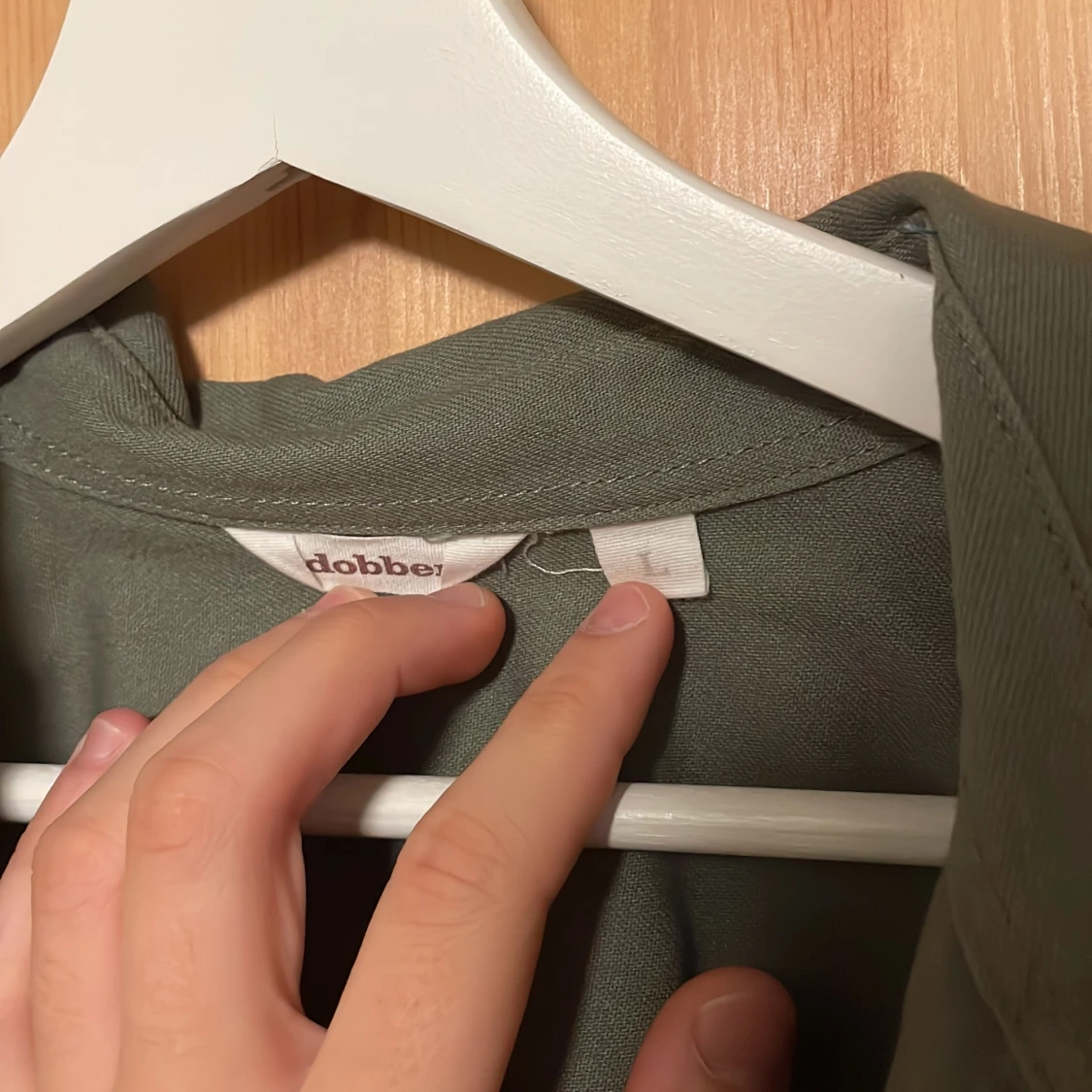 Grön skjorta/tunn overshirt från Dobber - 2