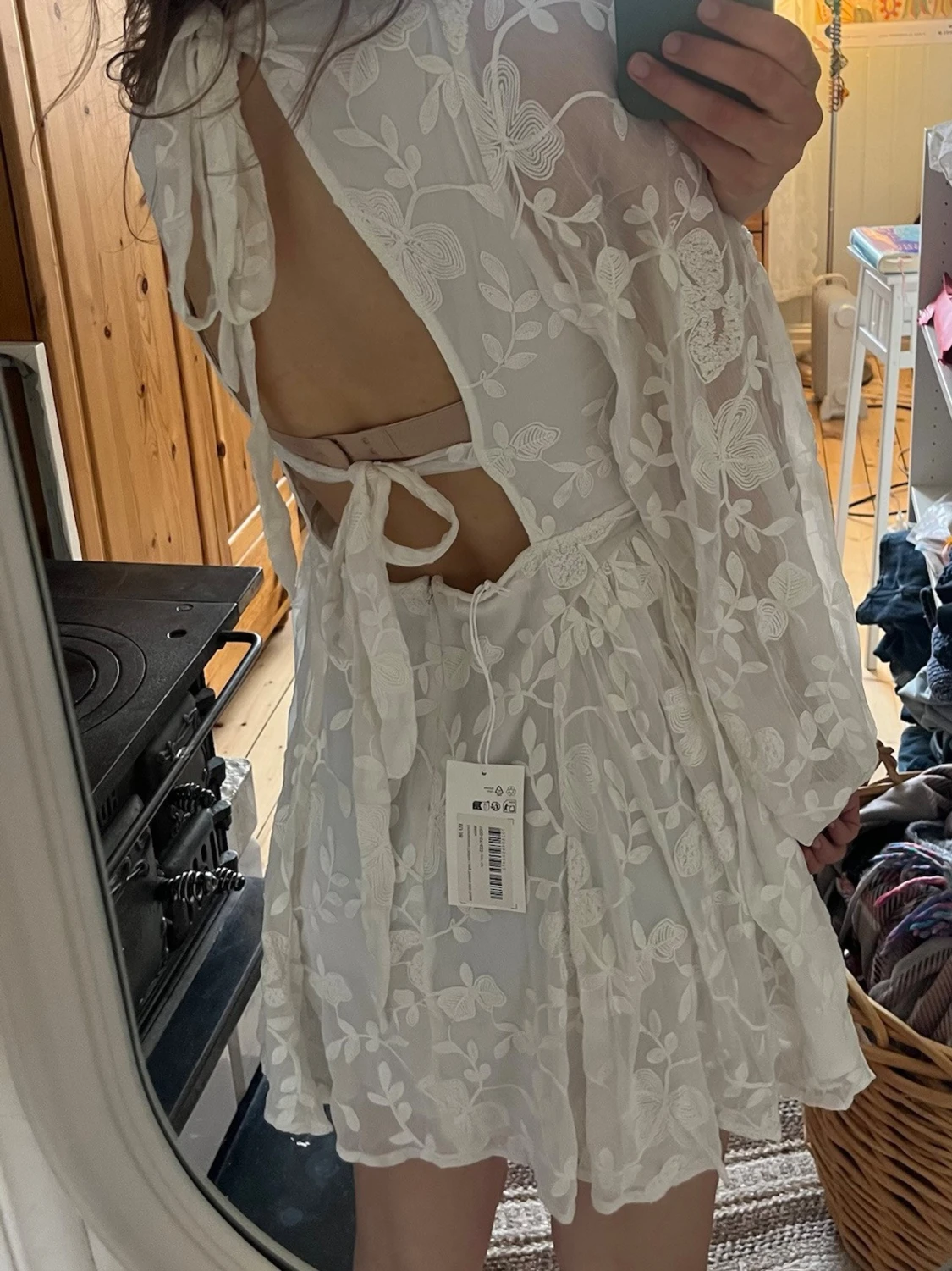 Vit klänning  - 1