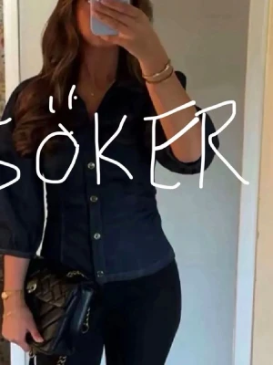 Jeanstopp Zara  - Söker denna topp, storlek xs-S