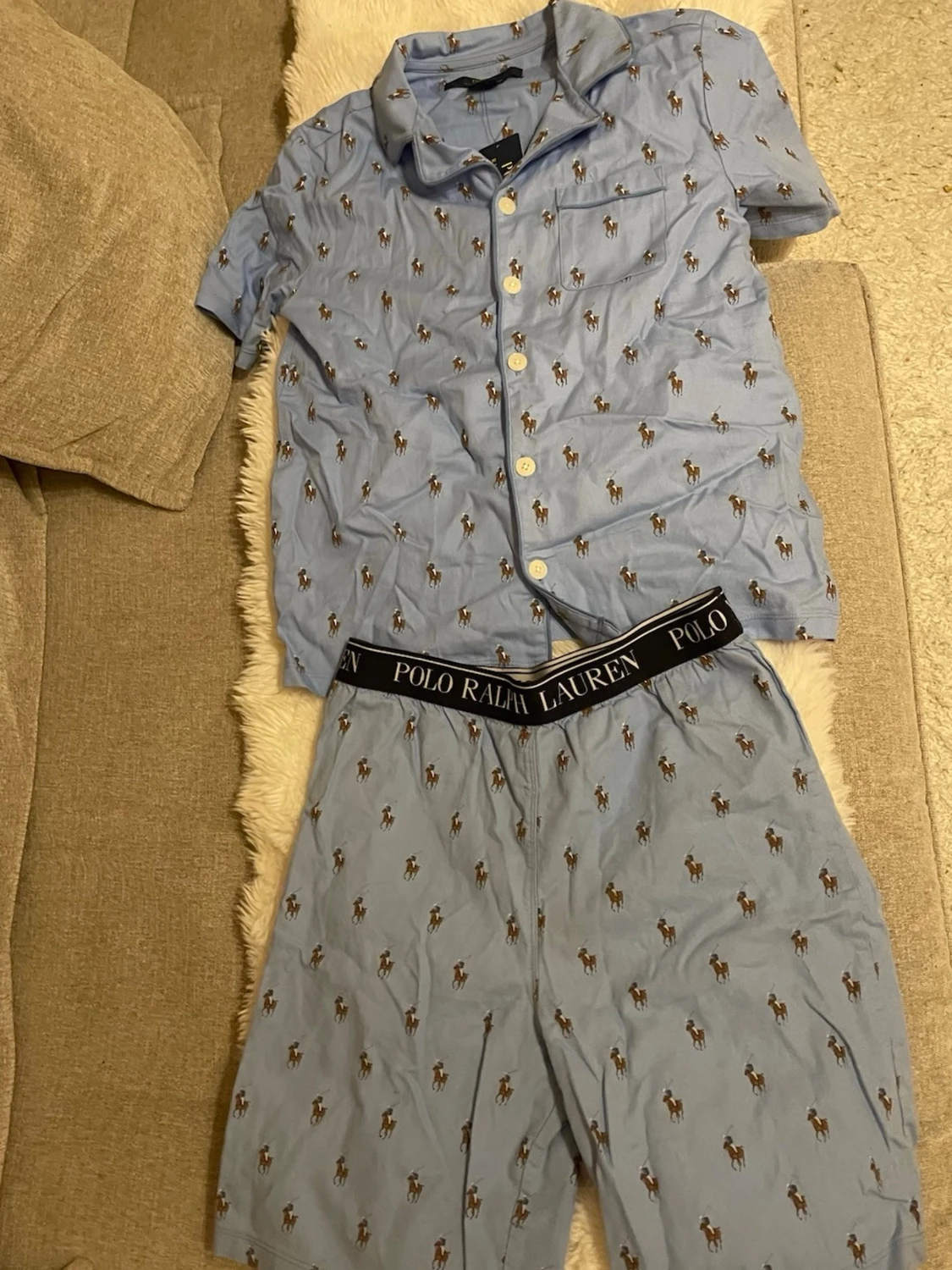 Blå pyjamas från Polo Ralph Lauren