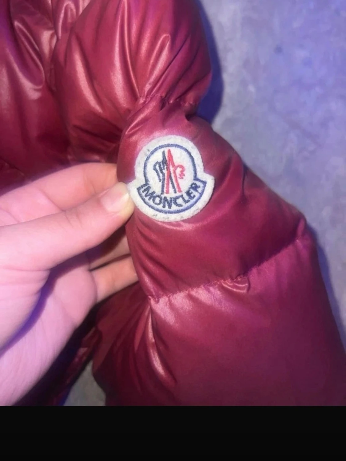 vinröd moncler jacka - 2