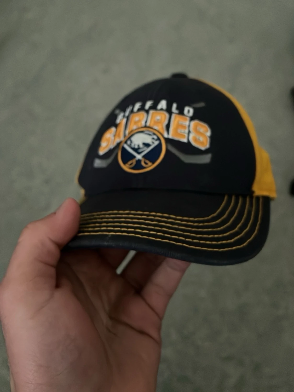 Buffalo Sabres keps NHL svart/gul