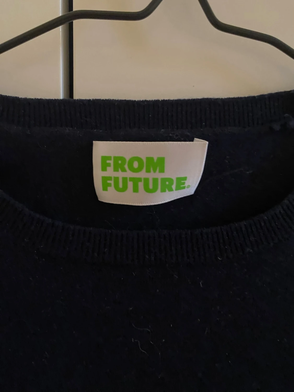 Mörkblå stickad tröja From Future - 1