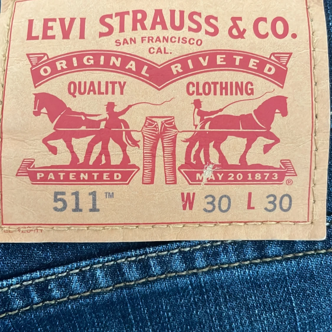 Levi's 511 jeans i blå färg - 2