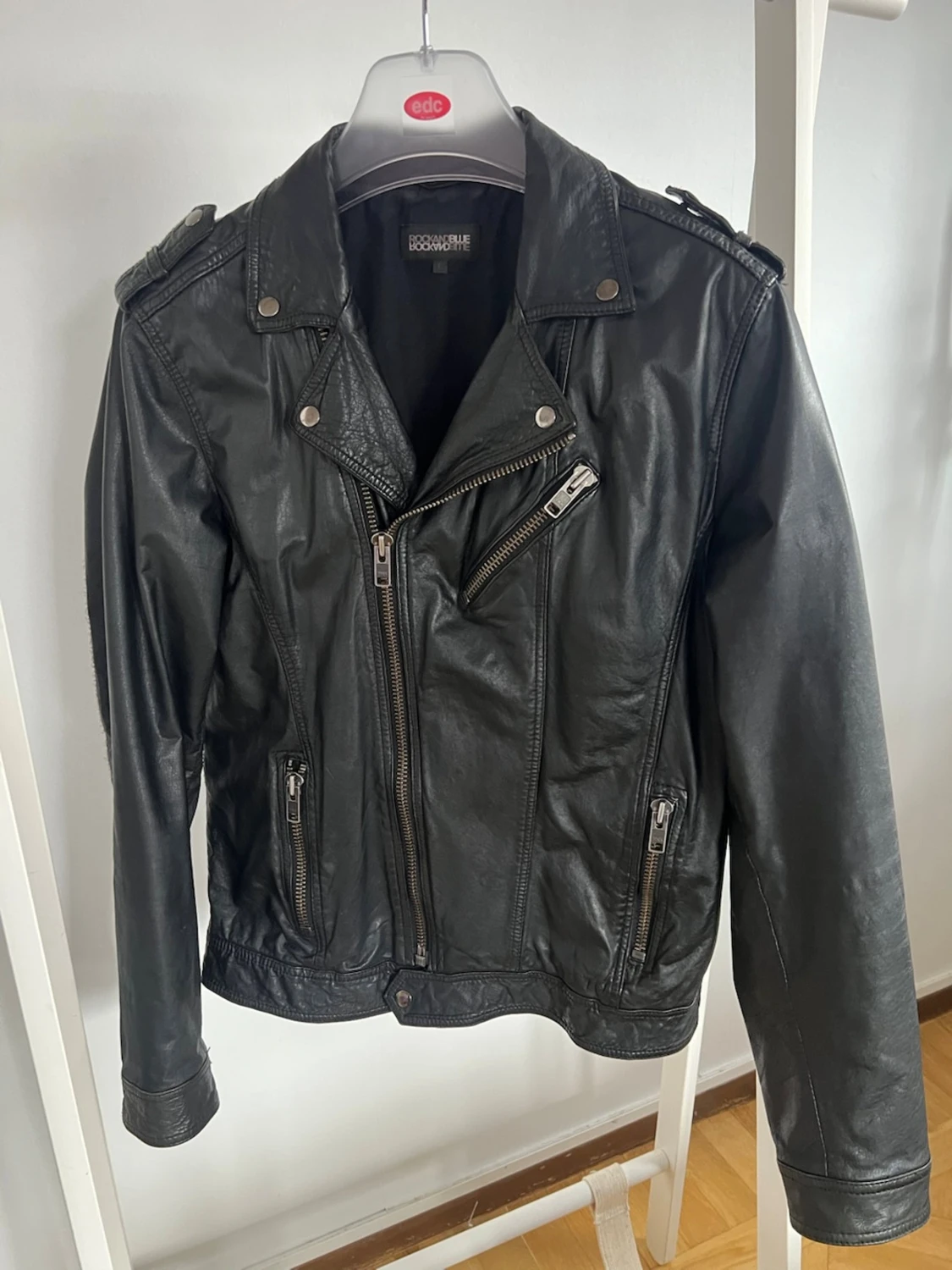 Svart skinnjacka Rock 'n Blue