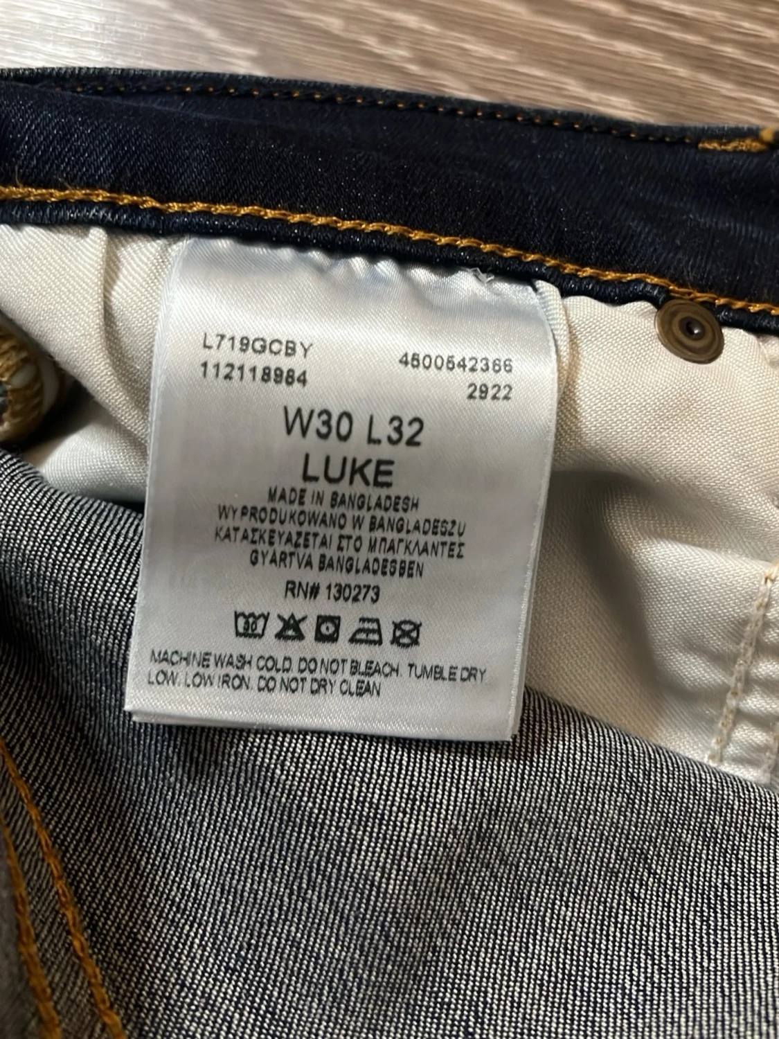 Mörkblå skinny jeans från Lee  - 3