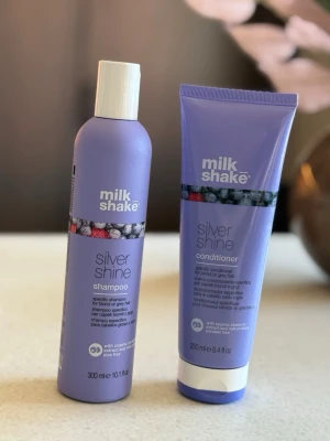 Milk Shake Silver Shine duo - Milkshake silver shine duo shampoo & balsam, använt 1 gång och säljes pga felköp.