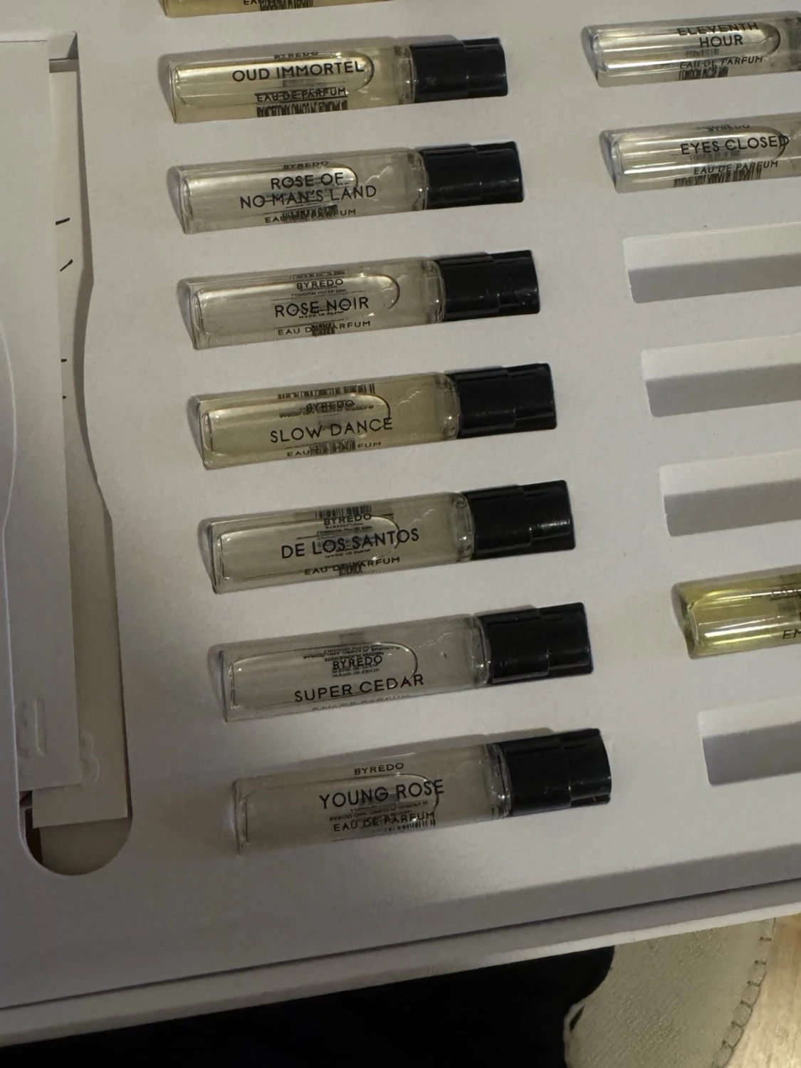 Byredo parfymprov set