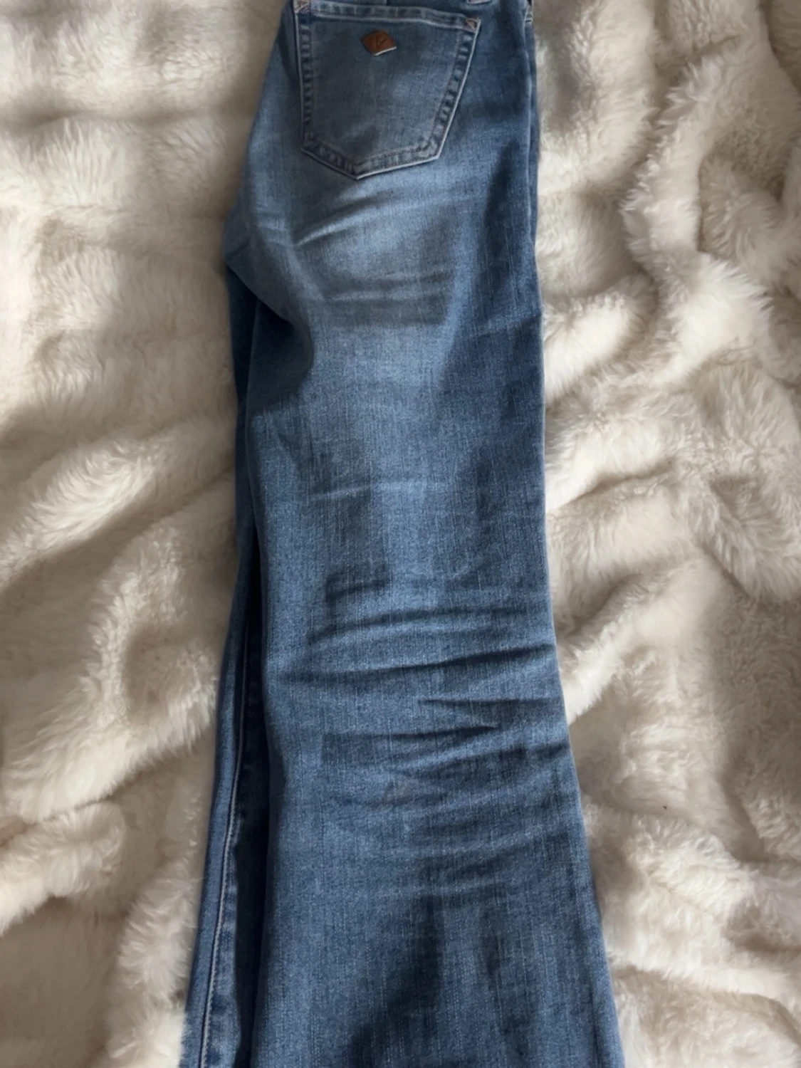 Ljusblå bootcut jeans från Abrand - 5