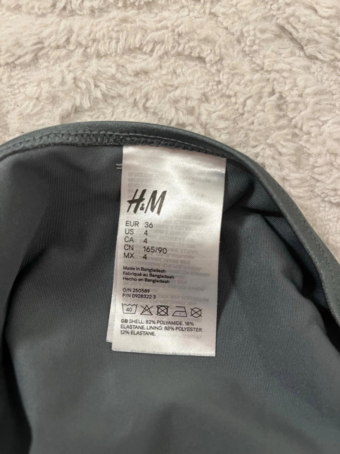 Mörkgrön bikiniunderdel - 2