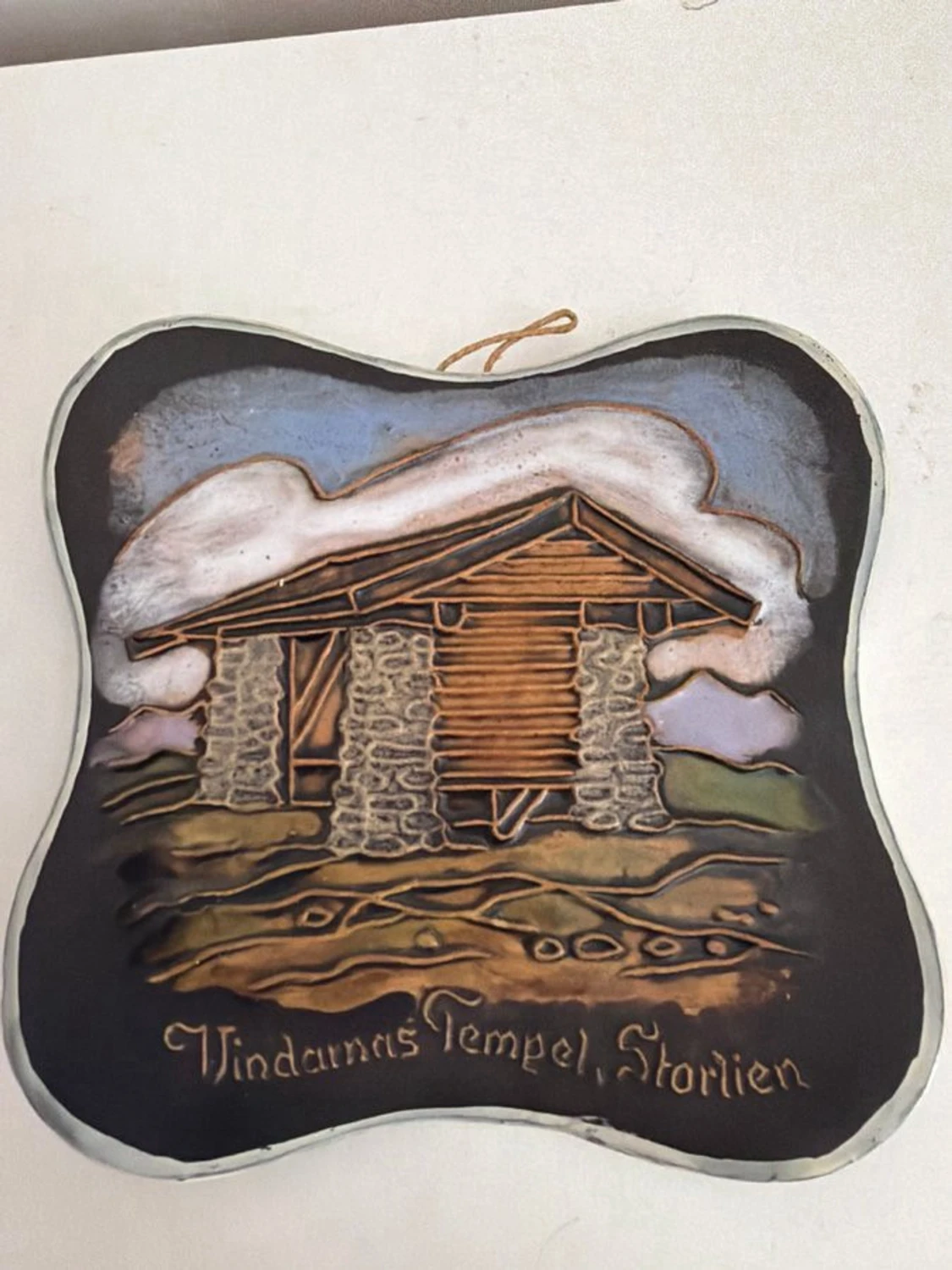 Keramik tavla Storlien Vindarnas Tempel - 2