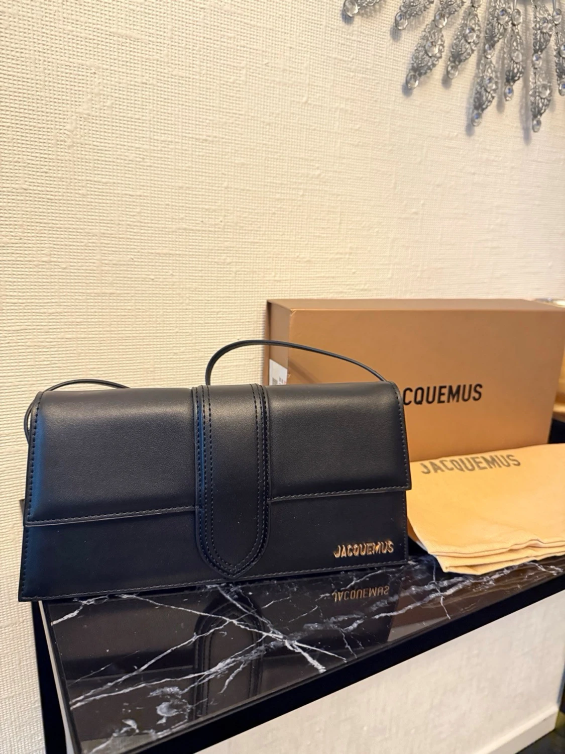 Jacquemus Le grand Bambino läderväska - 1