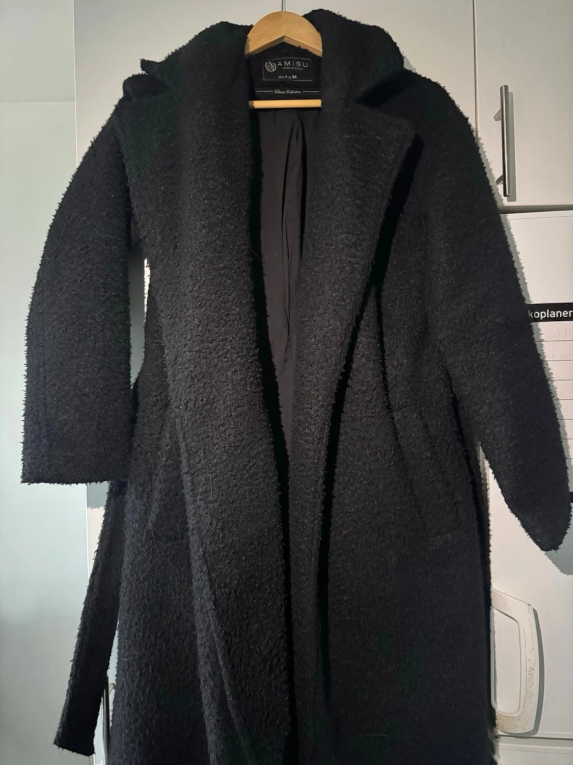 Svart teddy-kappa  - 2