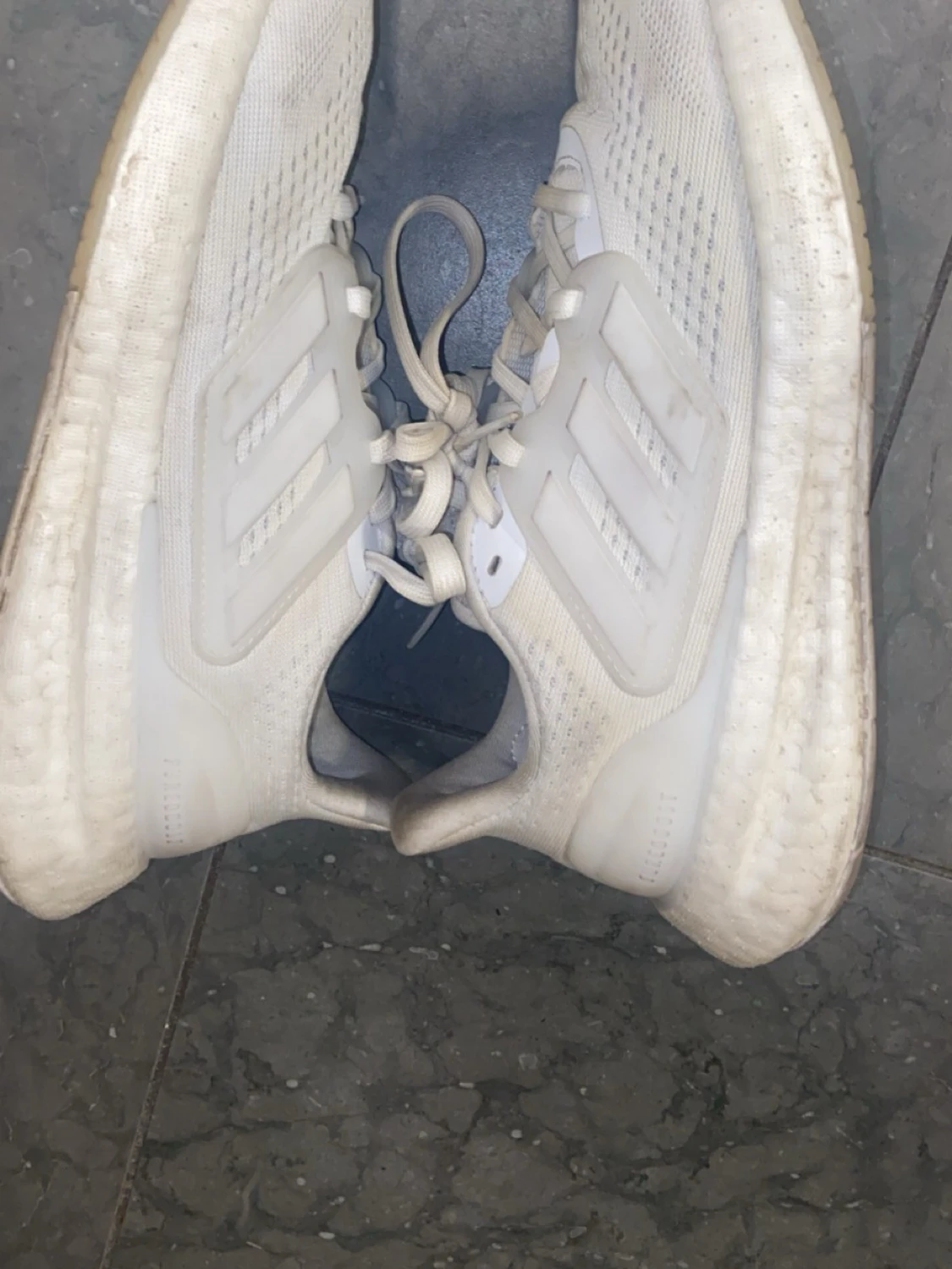 Vita Adidas sneakers med mesh - 3