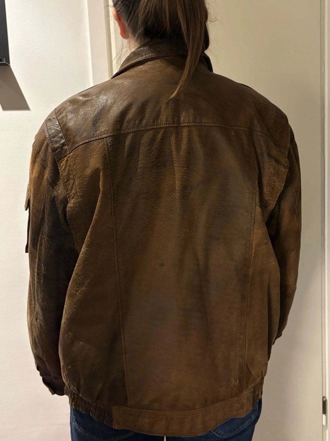 Brun bomberjacka i canvas - 2