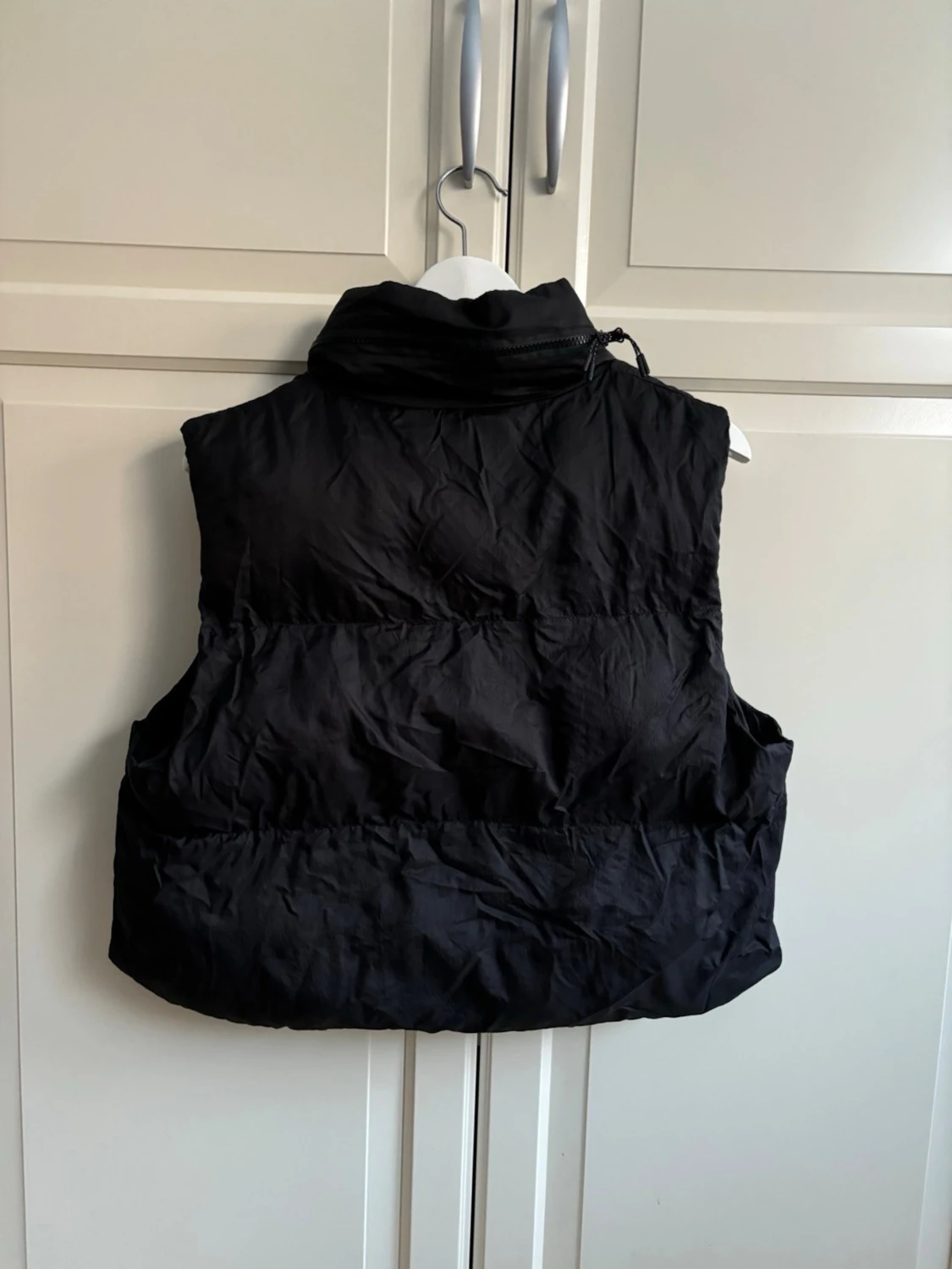 Croppad puffer väst nyskick  - 2