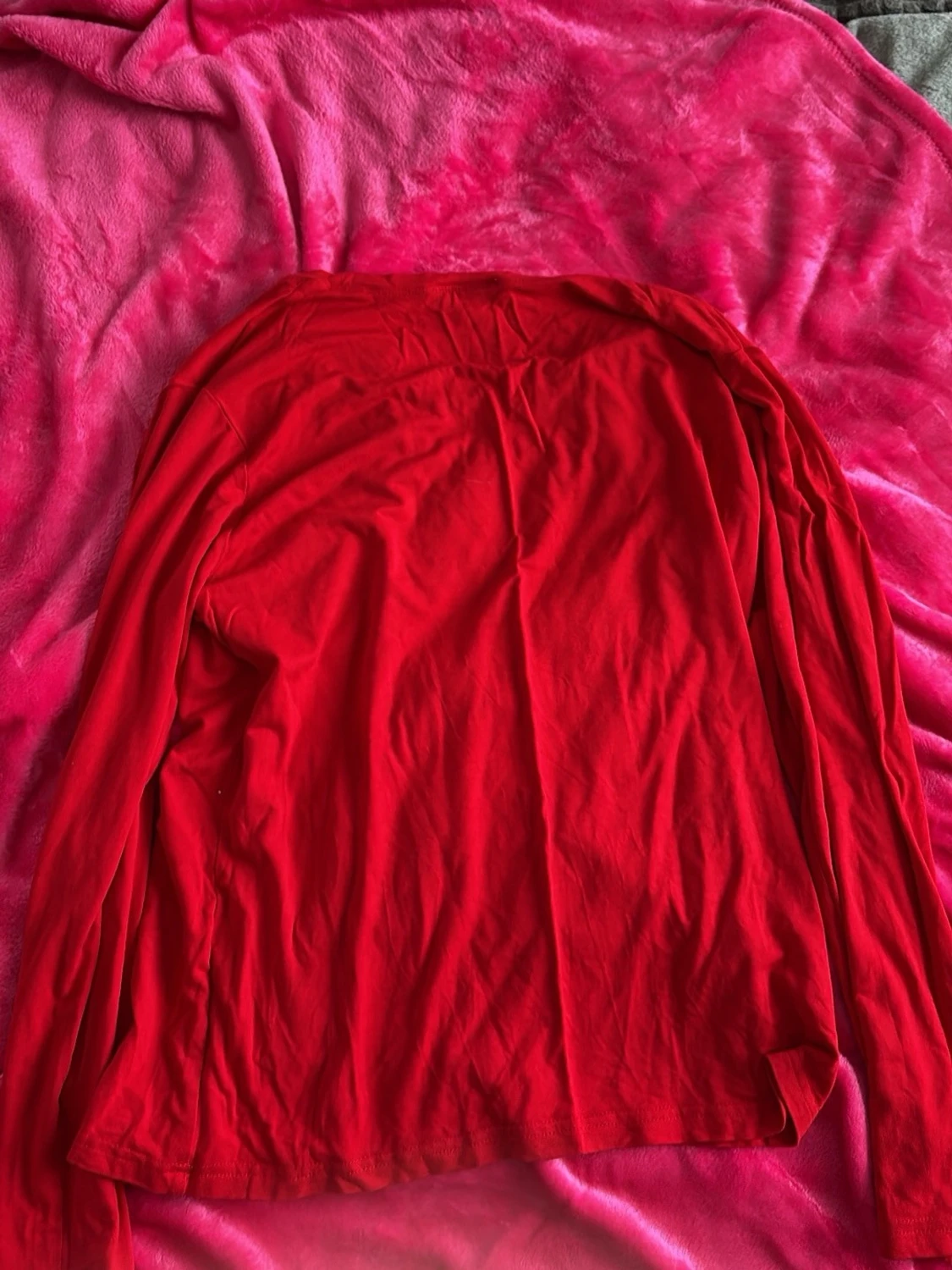 Röd långärmad topp från Marlebecko - 2