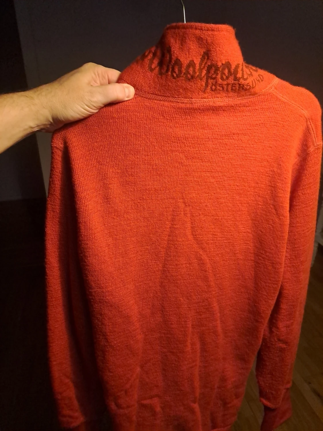 Woolpower stickad ziptröja med hög krage - 2