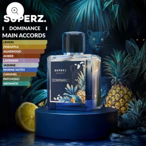 Ny Dominance Superz Budapest Niche Parfym - Ny Dominance superz Budapest niche parfym som är endast provad 50 ML flaska passar ej mig därför säljer. Ny pris kostar ungefär 1400 kr med frakt mitt pris 1000 kr   Detta är en beast mode parfym med mycket longevity och projektion som håller i 10 timmar lätt det är en extrait de parfum koncentration med ananas och citrus söta och tropiska noter i fokus.  Alla noter kan man se på första bilden Pris kan diskuteras vid snabb och smidig affär ring 0769313289 eller pm. 