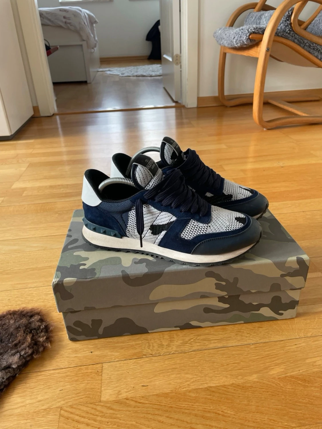 Valentino Garavani blåvita sneakers - 2