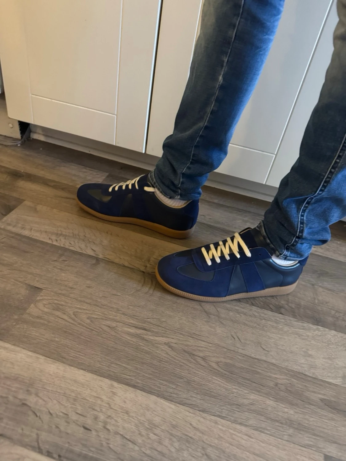 Blå skor från maison margiela/ Gats - 3