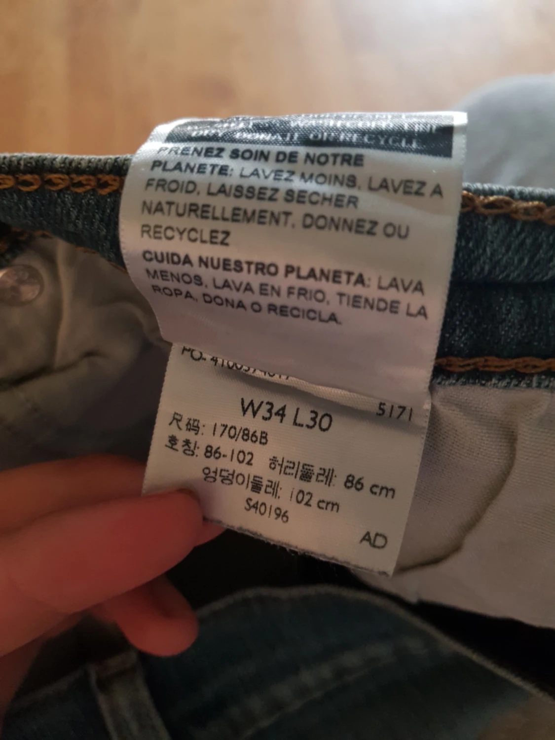  Levi's Signature blåa jeans  - 6