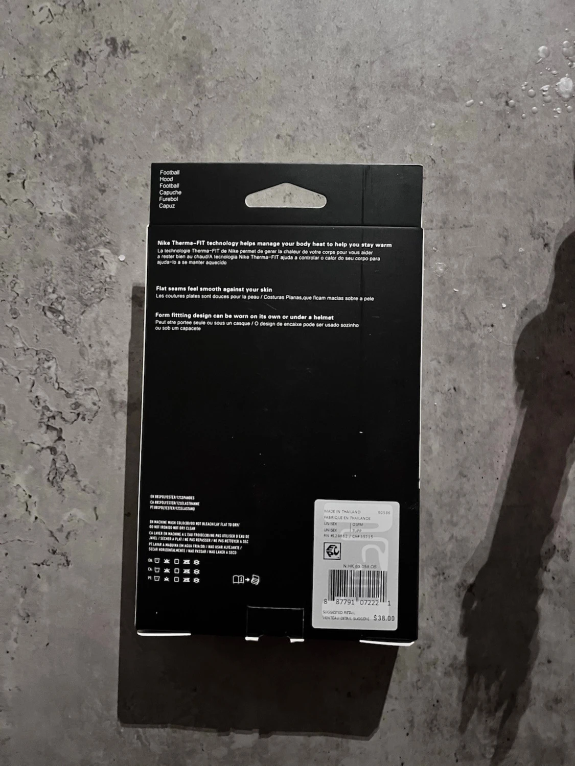 Nike Pro Therma-FIT Hood svart - 1