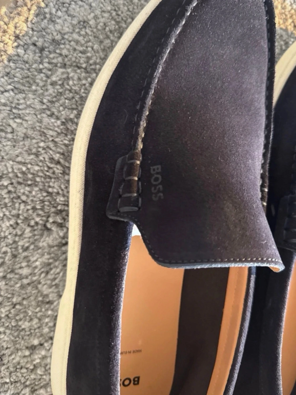 Mörkblå loafers från BOSS - 2