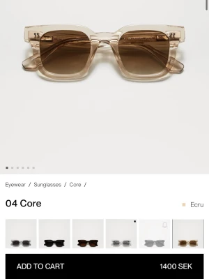 Chimi glasögon 04 - Chimi glasögon i modell 04 och färg ecru. Använda men väl omhändertagna, defekter syns endast om man kollar noga!