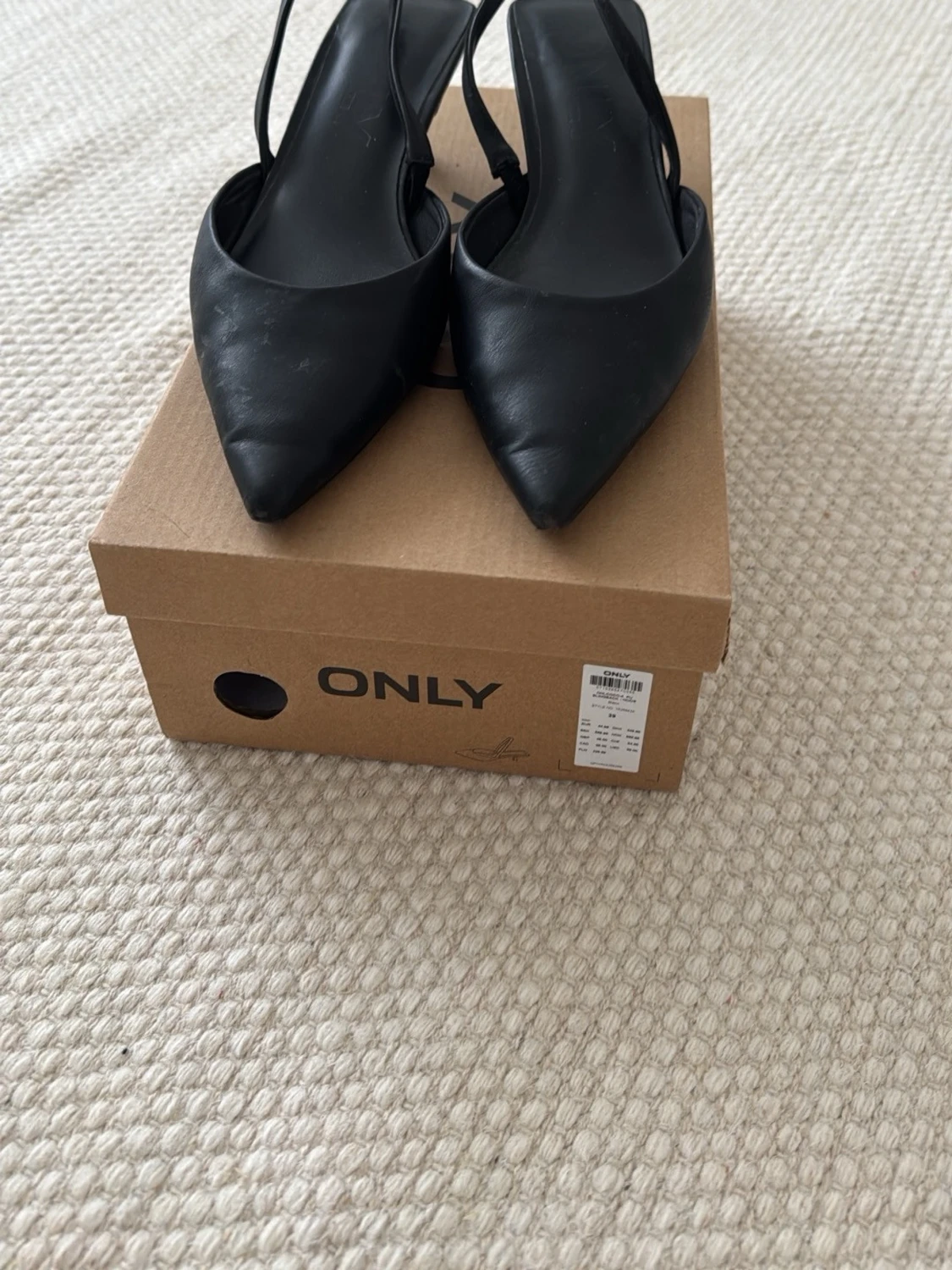 Svarta slingback pumps från ONLY - 2