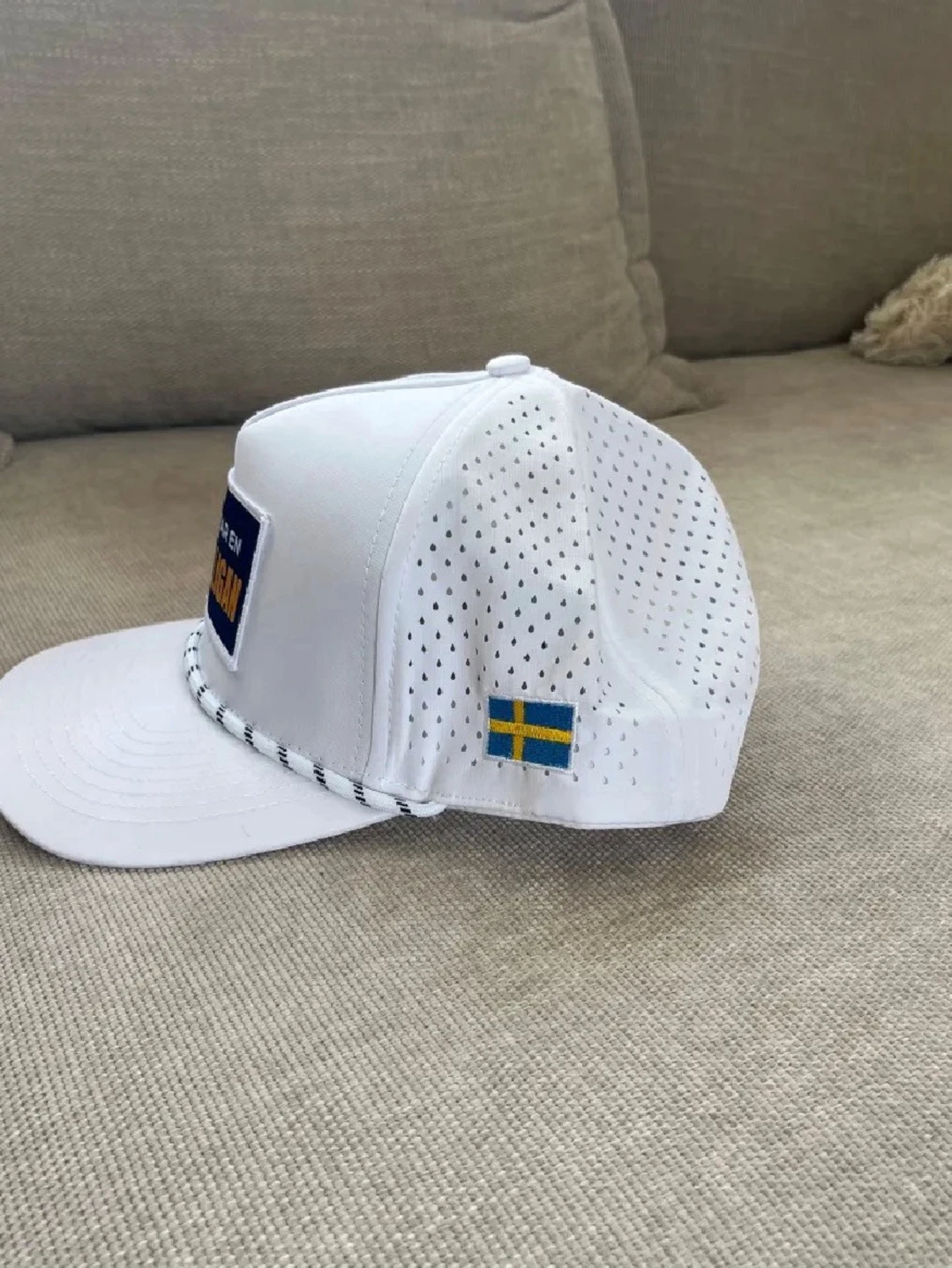 Vit keps Golfio.se Mulligan - 2