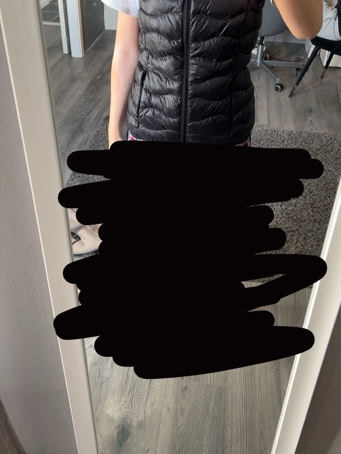 Svart dunväst från EA7 Emporio Armani - 1