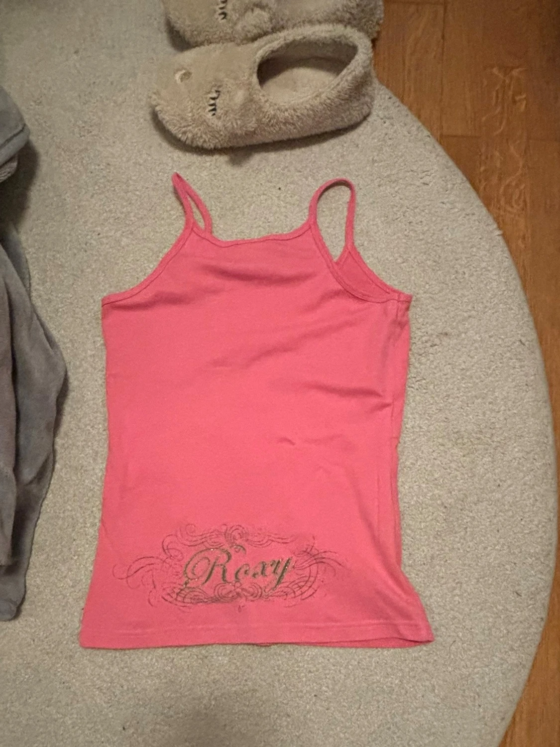 Rosa vintage linne från Roxy  - 3