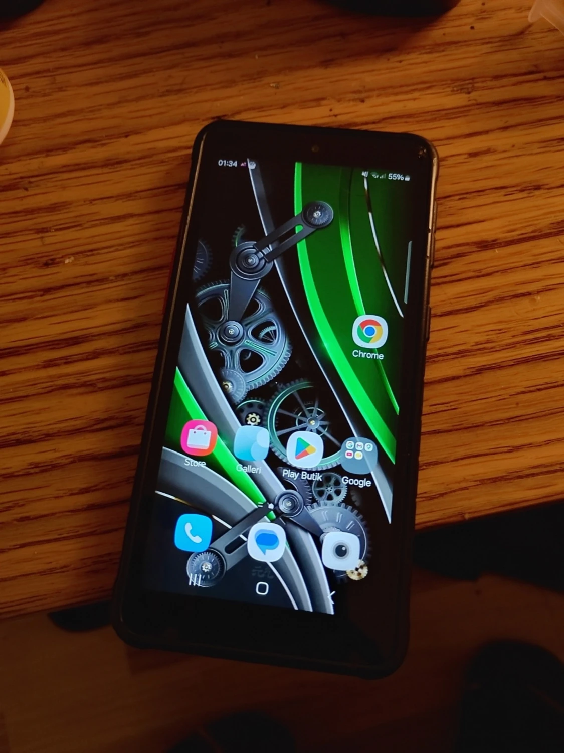 Samsung Galaxy xCover 5 Android mobiltelefon svart