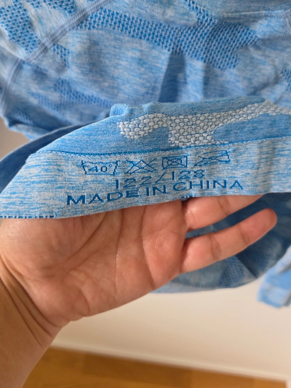 Blå underställ långärmad topp Cross Sportswear - 5