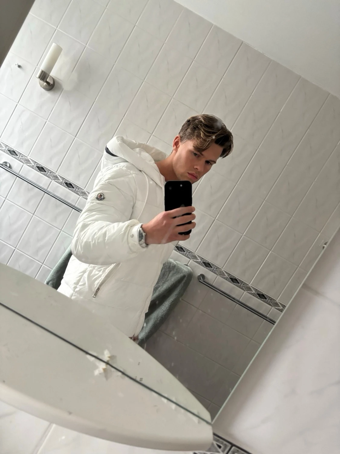 Vit moncler jacka - 3