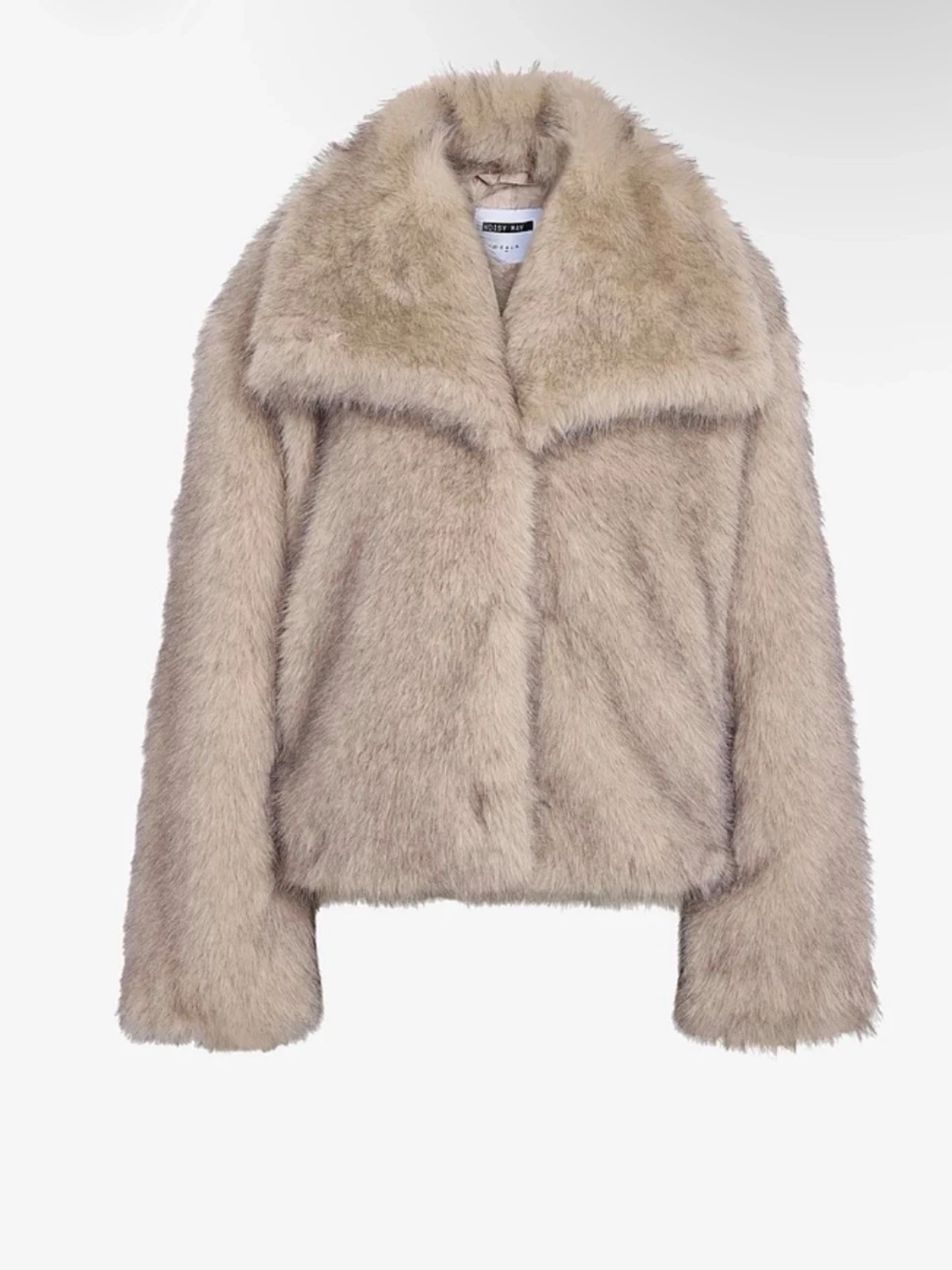 Beige fuskpälsjacka från Nosy May