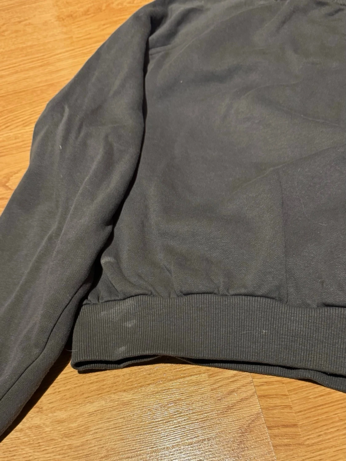 Mörkgrå sweatshirt med tryck - 2
