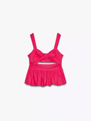 Zara topp - Super fin rosa/röd zara topp som aldrig är använd. Skriv till mig om ni vill ha egna bilder på den❣️