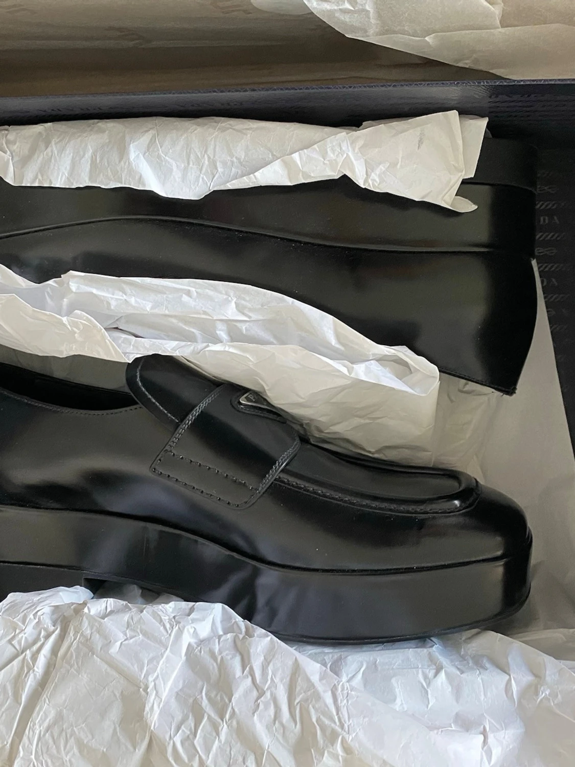 Prada square toe loafer - 2