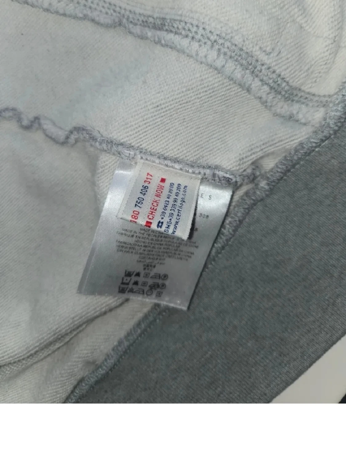 Grå zip hoodie från Moncler M/S - 3