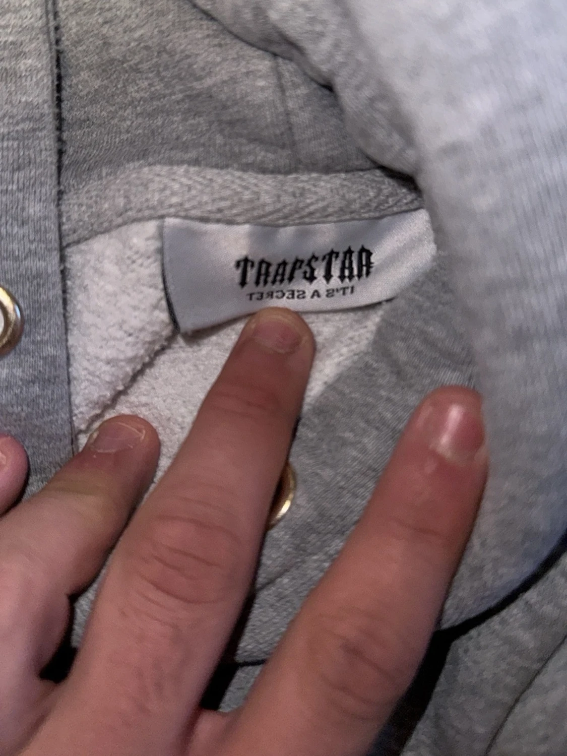 Grå Trapstar London Shooters hoodie - 2